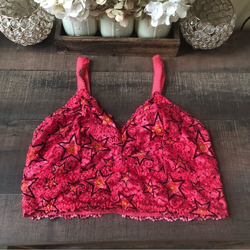 Torrid Raspberry Pink RadiantStar Lace Bralette